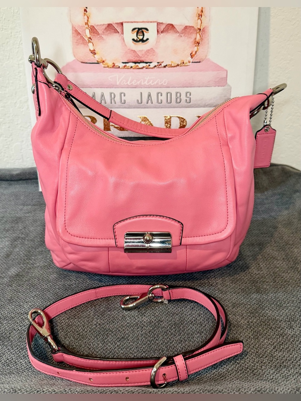 Coach Kristin Leather Hobo No. L1261-F22306 - Picture 3 of 11